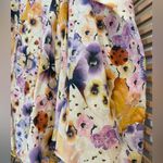 Sonia Rykel Layered Floral Mini Skirt Butterfly & Floral Motif Fairy Ethereal Purple Size 6 Photo 9