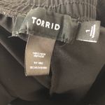 Torrid Pull On Wide Leg Stretch Crepe High Rise Tie Front Pants 1X Photo 3