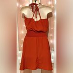 Bebop  Elegant Rust Halter Dress size medium Photo 1