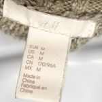 H&M Oversized Ribbed Turtleneck Sweater Top Slouchy Loose Relaxed Medium Photo 7