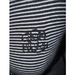 Ralph Lauren Chic Lauren Pajama Sleep Shirt Sz M Black White Stripe Jersey Knit Photo 1