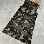 ATM Anthony Thomas Melillo Slub Jersey Tank Dress Camo Pima Cotton Size XSP Green Photo 0