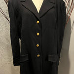 St. John Collection 🌺 BLACK KNIT GOLD BUTTON BLAZER SIZE 14🌺 Photo 0
