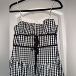 For Love & Lemons  Black and White Gingham Dress size small Photo 4
