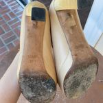 Gucci 283968 cream Leather Peep Toe Pump Photo 6