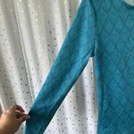 Hang Ten Women's Geometric Long Sleeve Sun Protection UPF 50+ Rash Guard Shirt S Photo 2