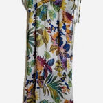 In April 1986 Dress Womens Small Medium Floral Maxi Boho Sundress Lined colorful White Photo 0