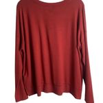 Lucky Brand  Size Xl Lightweight Sweater Orange Cozy Crew Neck Oversized Shirt Photo 1