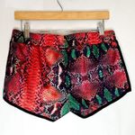 Adidas NWT 3 Stripes Snakeskin Print Rare LE Women's Running Shorts Medium Photo 5