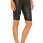 LPA NEW Faux Leather Nino Long Biker Short in Black Size XS Photo 2
