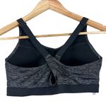 Victoria's Secret Victoria’s Secret Sports Bra Womens 34B Black Spacedye Lined Athleisure Fitness Photo 2