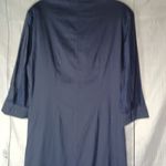 Elie Tahari  Navy Blue Shirt Dress Photo 10