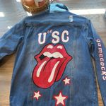 Clap Back Hand Painted Jean Jacket  Photo 1