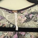 Free People New  Cherry Blossom Embroidered Black Floral Mini Dress Women Size 0 Photo 10