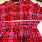 Free People  pacific dawn red plaid button down shirt s Photo 13