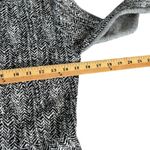 Stella McCartney  Wool Blend Asymmetric Houndstooth‎ Dress Sz 42 Long Sleeve Photo 6