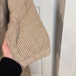 SAUTHS linen maxi dress in almond stripes large Tan Photo 7