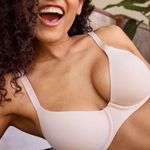 Aerie  SMOOTHEZ Full Coverage Lightly Lined Bra Pale Pink Size 38DDD Photo 0