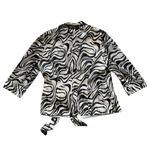 Alex Evenings Vintage 90s  Womens XL Jacket Glitter Thread Button Bow Waist Photo 1