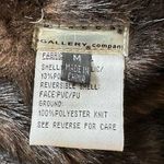 Gallery  Women Vest Brown Faux Fur Pockets Vest Coat Size Medium Photo 1