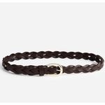 Madewell Brown Braided Leather Belt Size Medium-Large Photo 1