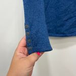 J. McLaughlin  Kitt Sweater XS‎ NWT $268 100% Cashmere Long Sleeve Cowl Neck Blue Photo 2