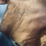 Lands' End  Puffer Coat Jacket Womens L Brown Down Fill Longline Winter Quilted Photo 9