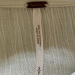 Free People  Summer Stars Cream Gauze Boxy Button Down Blouse  Boho Small Photo 5