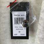 Verve Ami  Gray Sweater Cardigan with button accent M Photo 4