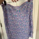 Free People  Lilac Purple Flowy Floral Skirt Size 6 Photo 5