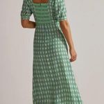 💕FAVORITE DAUGHTER💕 Vineyard Maxi Dress ~ Retro Mosaic Green Print 4 NWOT Photo 4