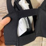 Secndnture athletic strappy sports bra black/silver women’s size XS Photo 10