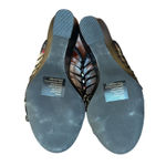 Shoe Dazzle Nancee Black Woven Lattice Wedges Heels New with Imperfections Sz 7 Photo 4