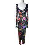 Alice + Olivia  Delora Ankle Length Dress in Secret Garden 6 New Womens Midi Photo 5