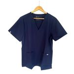 FIGS Scrub Top Casma Three Pockets Navy Scrubs Technical Collection Womens XL Photo 0