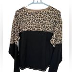 Cheetah Print Crewneck Shirt M Size M Photo 2