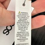 ASOS Design Womens Top US 2 UK 6 Black Long Sleeve Ribbed Sheer See Through NWT Photo 3