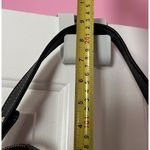 Kate Spade  New York Black White Shoulder Bag Purse Pattern Green Lining Top Zip Photo 11