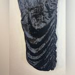 Ronny Kobo Adele Mini Dress Black Crushed Velvet Sleeveless Size S Photo 5