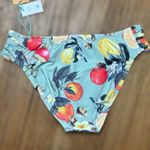 Kona Sol Womens Small Double Tab Medium Coverage Hipster Bikini Bottom Beachwear Photo 2