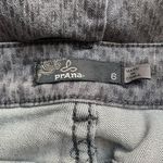 prAna  Jeans Gray Chevron Low Rise Slim Straight Stretch Cotton Denim Size 6 Photo 7