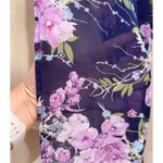 Kaileigh  Women Multicolor Floral Print Sheer Coverups Kimono Size S/M Photo 4