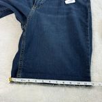 Lee Jean Bermuda Shorts Womens Sz 20 Blue Denim Stretch Raw Hem Mid Rise Casual Photo 10