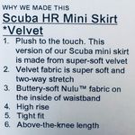 Lululemon NWT Scuba High-Rise Mini Skirt Velvet; Size L Color: Garnet Photo 6