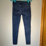 American Eagle  Dark Wash Distressed Jegging Jean Size 2 Regular Photo 1