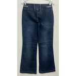 No Boundaries Vintage  Juniors Jeans 7 Blue Stretch Flare Buckle Retro Y2K Grunge Photo 1