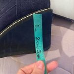 Tommy Hilfiger  Navy Wedge Suede Leather Ankle Twsolenne Bootie Heel Boots Size 6 Photo 10