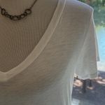 Velvet Tees VELVET 100% Cotton Vintage Slub SS White V-neck Tee, Small, EUC Photo 2