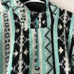 Crazy Train 90s Streetwear Fiesta Deep Pile Fleece Hoodie Women’s Size Medium Photo 4