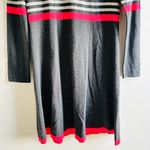 Eliza J  Knit sweater Dress Striped Colorblock Size Large Photo 1